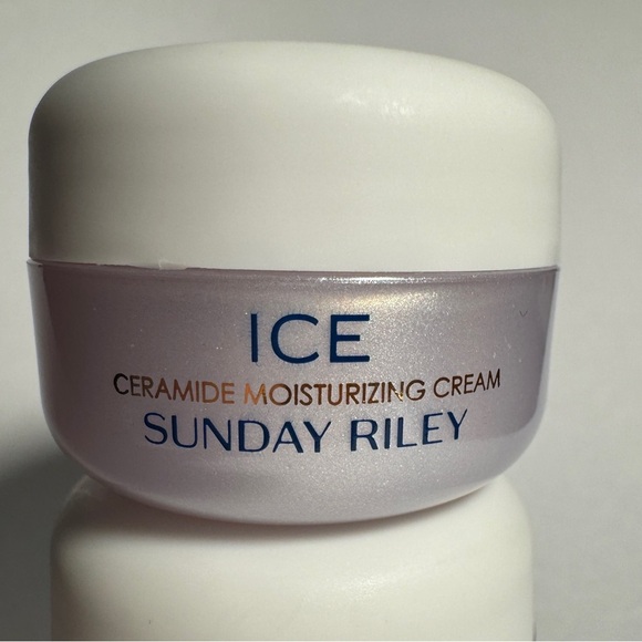 2x Sunday Riley ICE Ceramide Cream Moisturizer Travel Size Minis .3 oz 8g - Picture 4 of 5